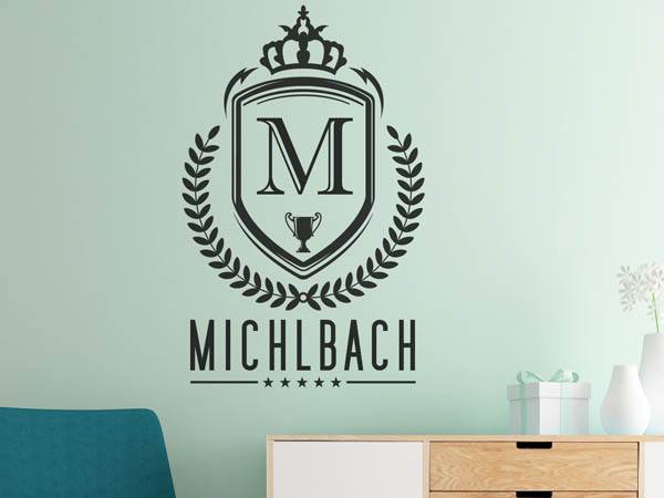 Wandtattoo Michlbach Wappen