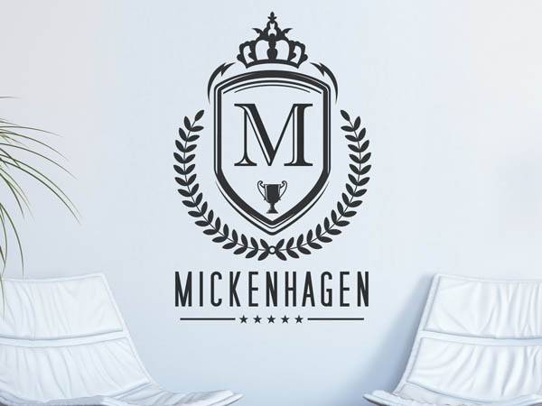 Wandtattoo Mickenhagen Wappen