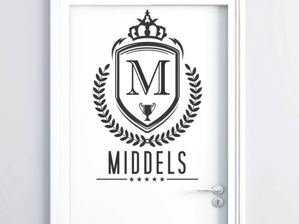 Wandtattoo Middels Wappen