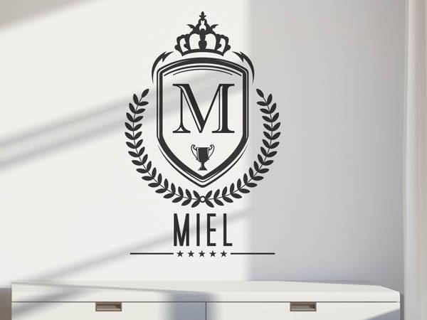 Wandtattoo Miel Wappen