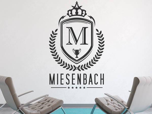 Wandtattoo Miesenbach Wappen