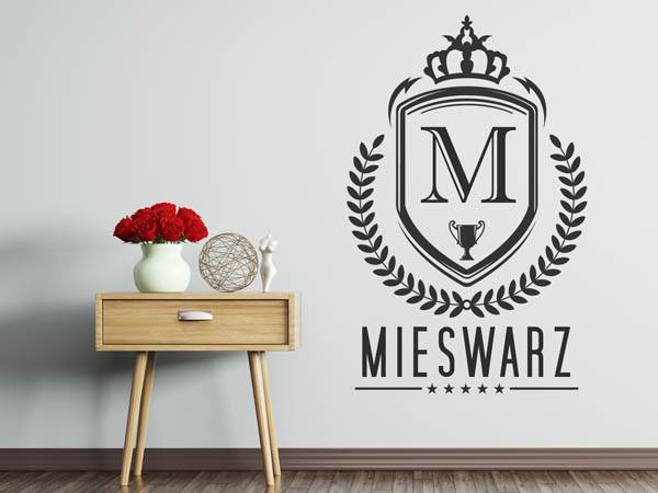 Wandtattoo Mieswarz Wappen