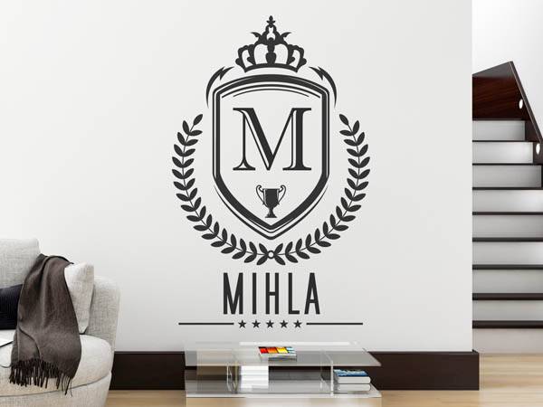 Wandtattoo Mihla Wappen