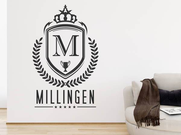 Wandtattoo Millingen Wappen