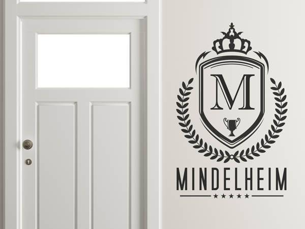 Wandtattoo Mindelheim Wappen