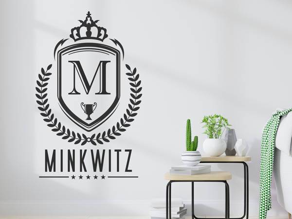 Wandtattoo Minkwitz Wappen