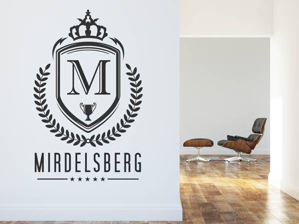 Wandtattoo Mirdelsberg Wappen