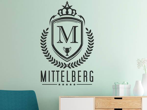 Wandtattoo Mittelberg Wappen