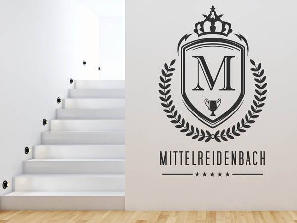 Wandtattoo Mittelreidenbach Wappen