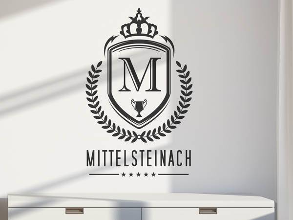 Wandtattoo Mittelsteinach Wappen