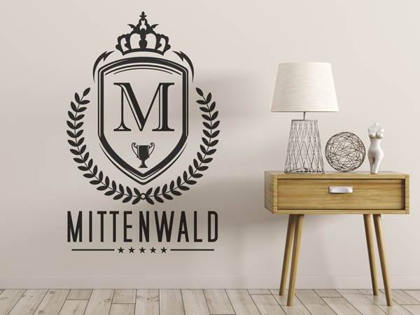 Wandtattoo Mittenwald Wappen