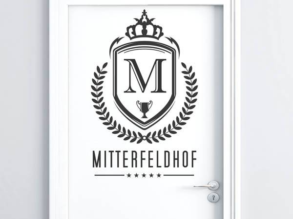 Wandtattoo Mitterfeldhof Wappen