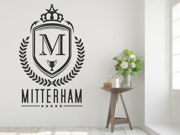 Wandtattoo Mitterham Wappen