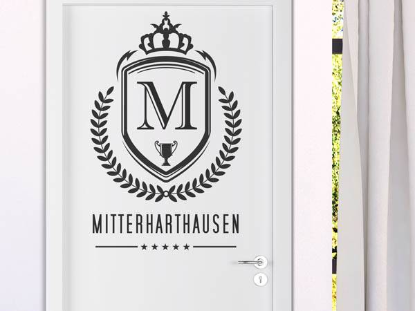 Wandtattoo Mitterharthausen Wappen