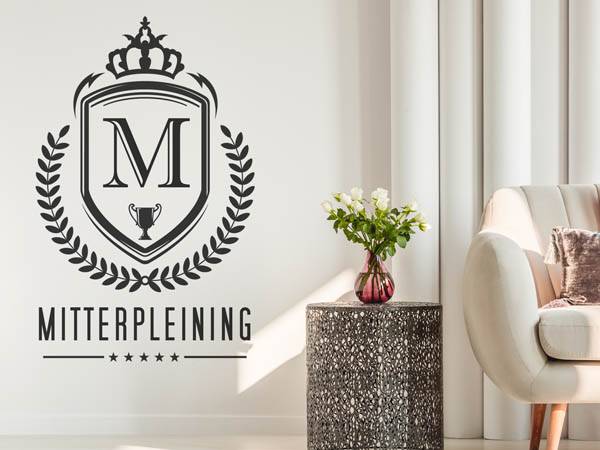 Wandtattoo Mitterpleining Wappen