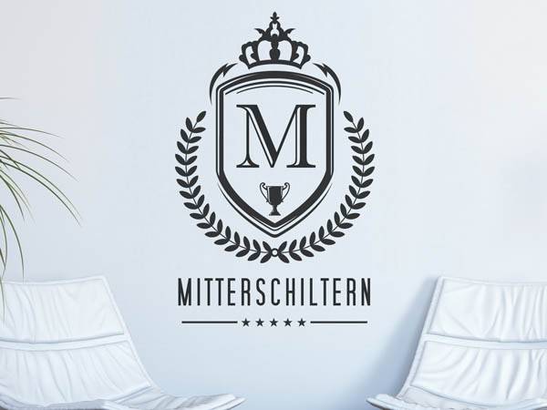 Wandtattoo Mitterschiltern Wappen