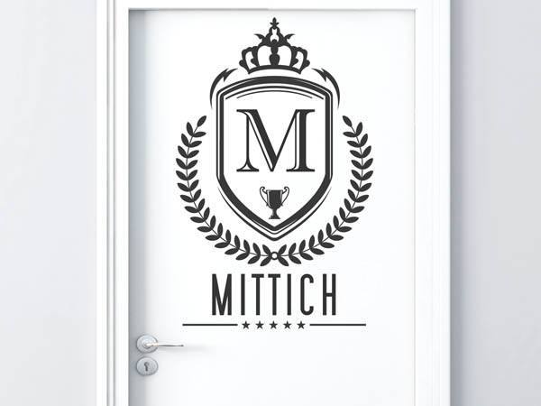 Wandtattoo Mittich Wappen