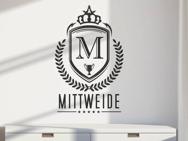 Wandtattoo Mittweide Wappen