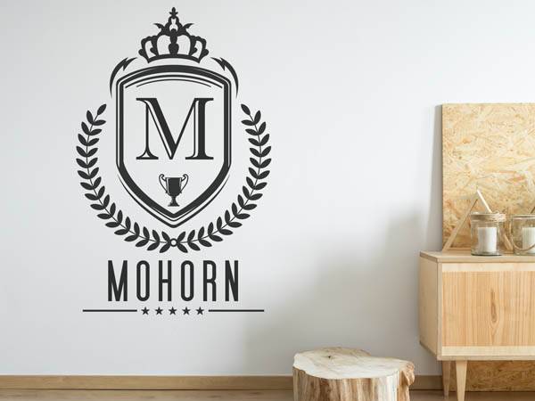 Wandtattoo Mohorn Wappen