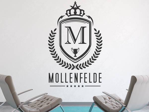 Wandtattoo Mollenfelde Wappen