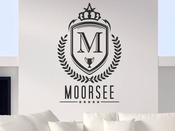 Wandtattoo Moorsee Wappen