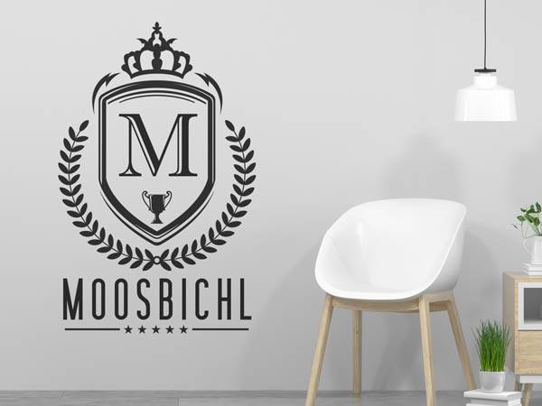 Wandtattoo Moosbichl Wappen