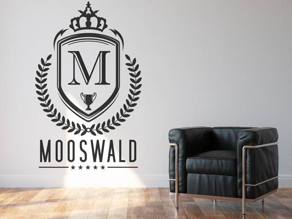 Wandtattoo Mooswald Wappen