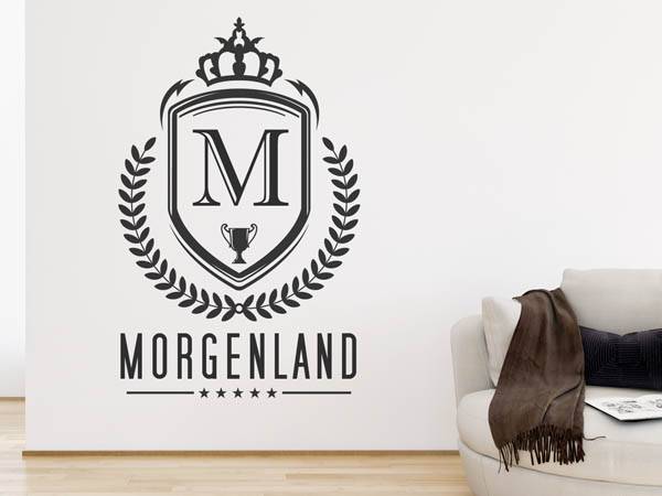 Wandtattoo Morgenland Wappen