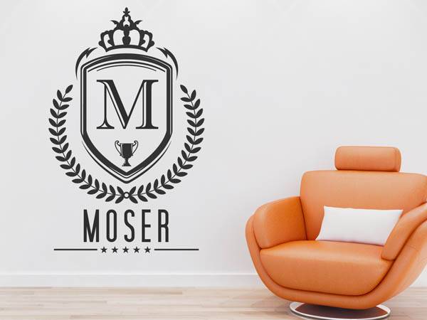 Wandtattoo Moser Wappen