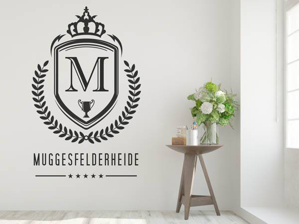 Wandtattoo Muggesfelderheide Wappen