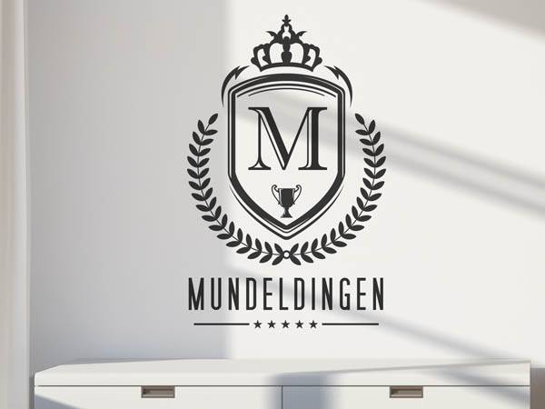 Wandtattoo Mundeldingen Wappen