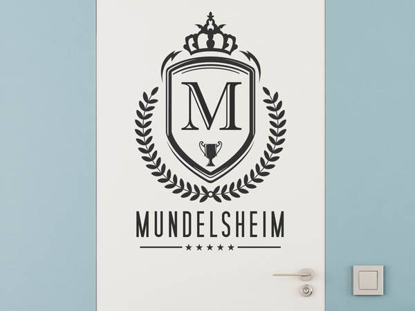 Wandtattoo Mundelsheim Wappen