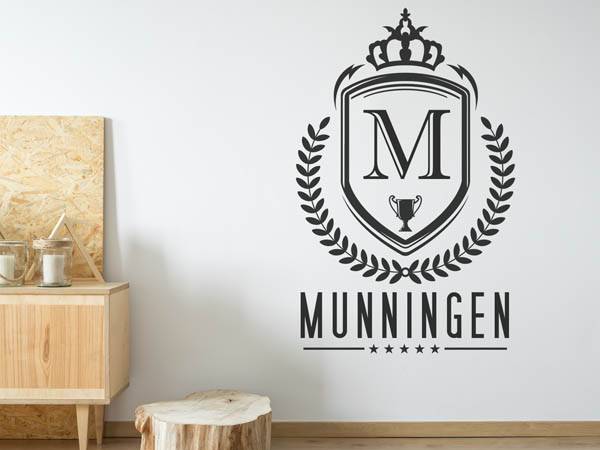 Wandtattoo Munningen Wappen