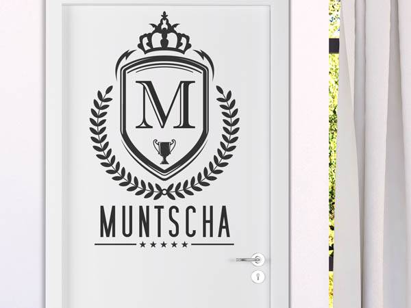 Wandtattoo Muntscha Wappen
