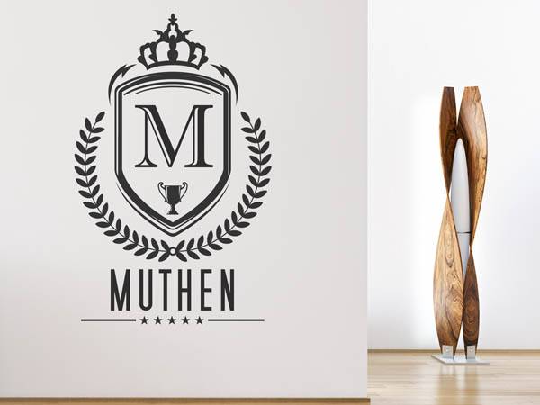Wandtattoo Muthen Wappen