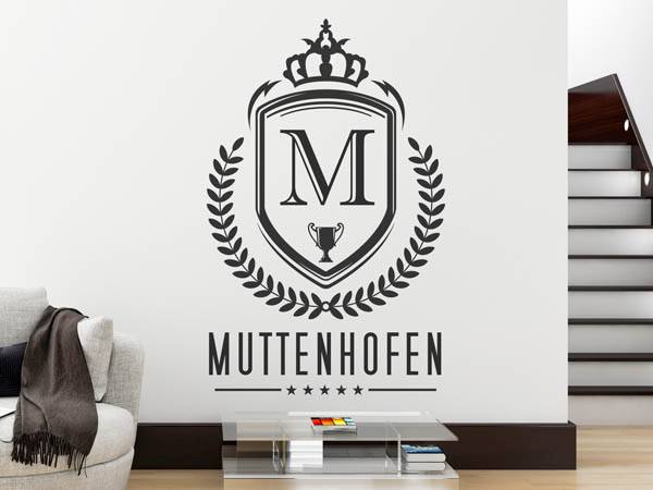 Wandtattoo Muttenhofen Wappen