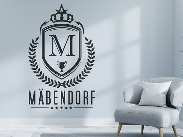 Wandtattoo Mäbendorf Wappen