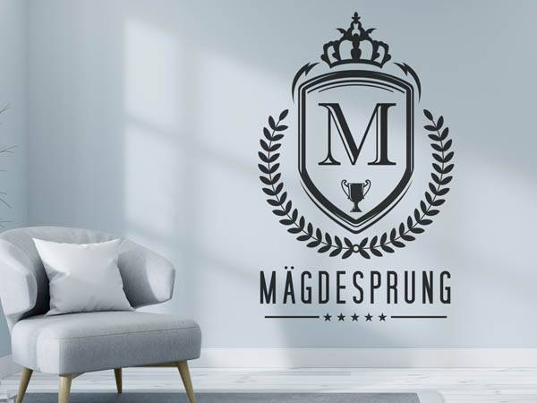 Wandtattoo Mägdesprung Wappen