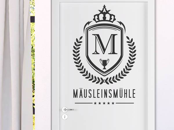 Wandtattoo Mäusleinsmühle Wappen