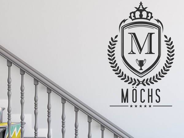 Wandtattoo Möchs Wappen