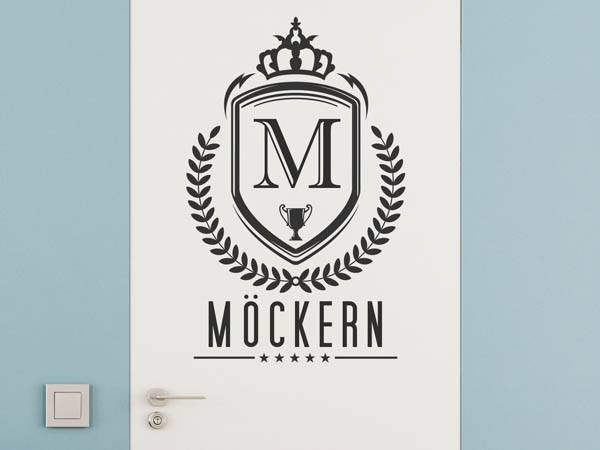 Wandtattoo Möckern Wappen