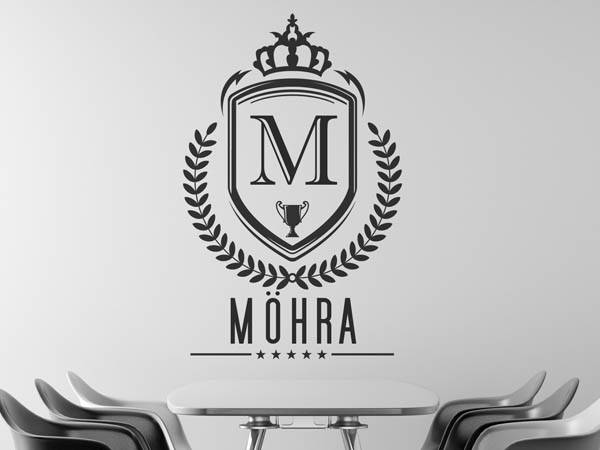 Wandtattoo Möhra Wappen