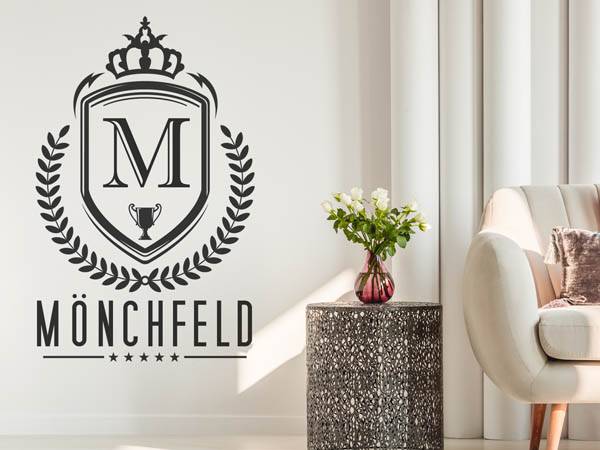 Wandtattoo Mönchfeld Wappen