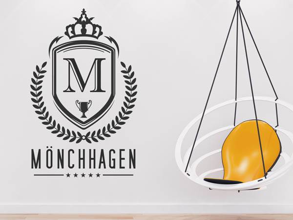 Wandtattoo Mönchhagen Wappen