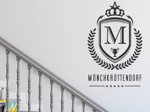 Wandtattoo Mönchkröttendorf Wappen