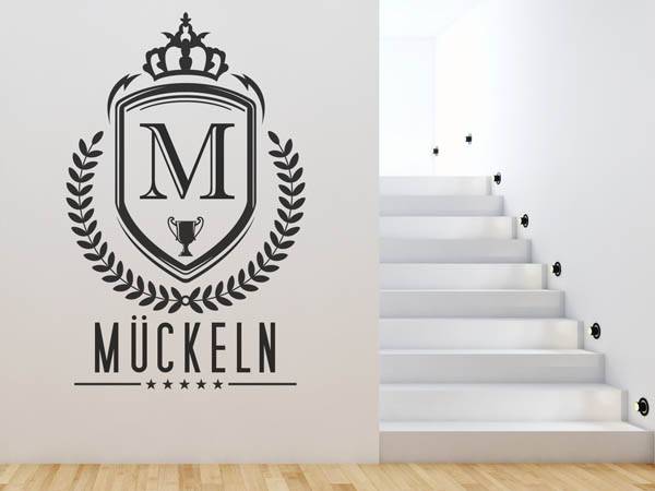 Wandtattoo Mückeln Wappen