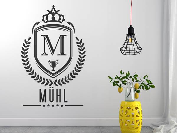 Wandtattoo Mühl Wappen