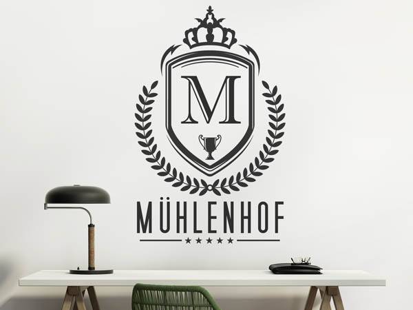 Wandtattoo Mühlenhof Wappen
