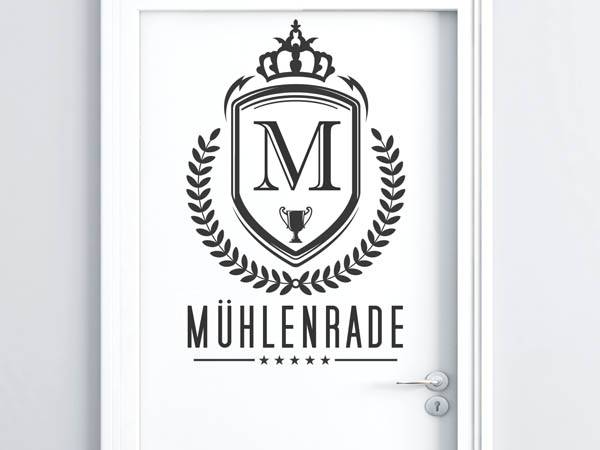 Wandtattoo Mühlenrade Wappen