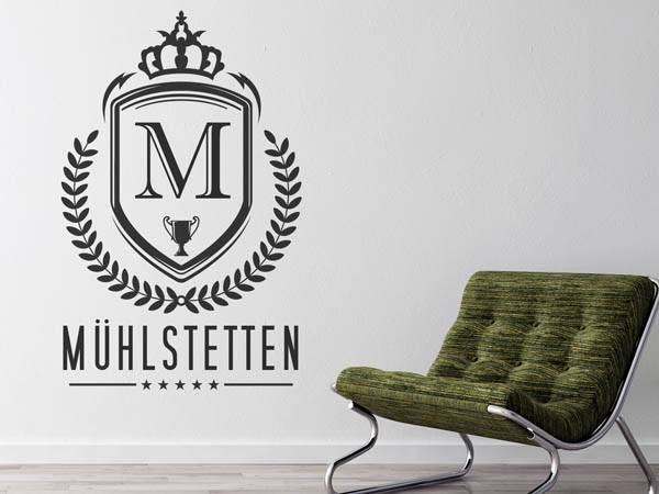 Wandtattoo Mühlstetten Wappen